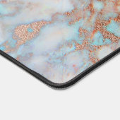 Blauw en bruin marmeren steen bureaumat (Hoek)