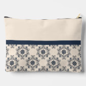 Blauw en bruin vintage monogram etui (Achterkant)