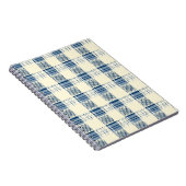 Blauw en citroenruit notitieboek (Rechterzijde)