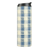 Blauw en citroenruit thermosbeker (Gedraaid links)