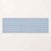 Blauw en Cranberry Yoga Mat (Voorkant (horizontaal))
