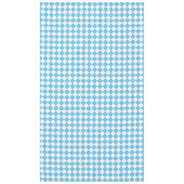 Blauw en Crème Schachbrettafelkleed Tafelkleed (Voorkant)