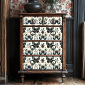 blauw en crème vlinder bloemenknutselen tissuepapier