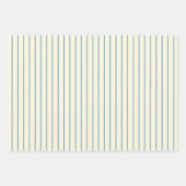 Blauw en crème Zee schildpadden en strepen Inpakpapier Vel (Voorkant 3)