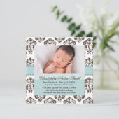 Blauw en de Bruine Aankondiging van het Baby van (Staand voorkant)