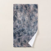 Blauw en dubbelzinnig Roos Roze Abstracte Waterver Bad Handdoek (Handdoek)