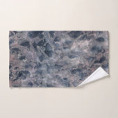 Blauw en dubbelzinnig Roos Roze Abstracte Waterver Bad Handdoek (Handdoek)