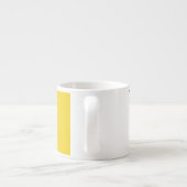 Blauw en geel Abstract Espresso Kop (Achterkant)