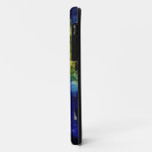 Blauw en geel abstract schilderij Case-Mate iPhone case (Achterkant/links)