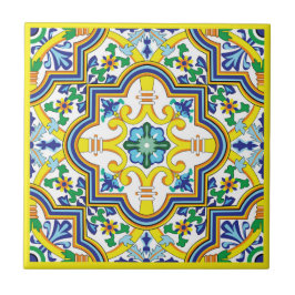 💛 💙 blauw en geel Azulejos Tegeltje