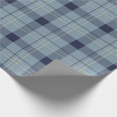 Blauw en geel cadeaupapier (Hoek)