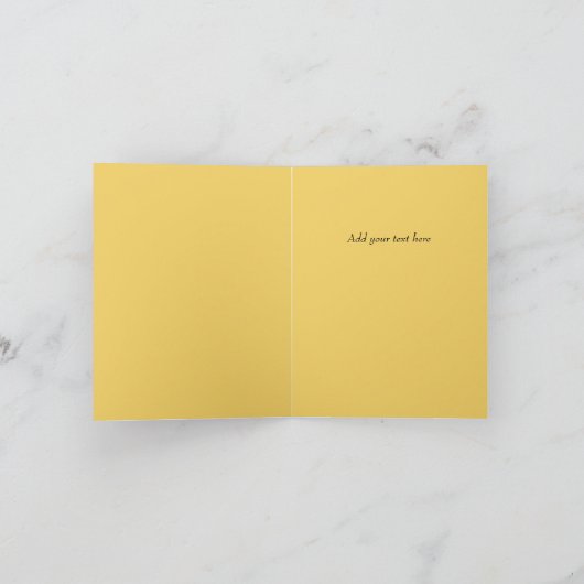  Blauw en Geel Dank u Opmerking Kaart (Binnen)