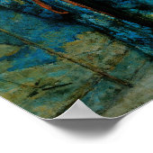 Blauw en geel door Robert Reid Poster (Hoek)