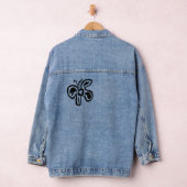 Blauw en geel Flutterfly B&W-station T-shirt Denim Jacket (Hangar)