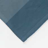 Blauw en geel geruite patroon fleece deken (Hoek)