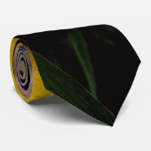 Blauw en geel Iris Stropdas (Opgerold)