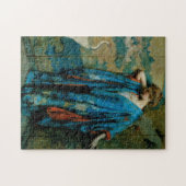 Blauw en geel legpuzzel (Horizontaal)