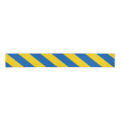 Blauw en geel lint / kleurstrepen (Voorkant)