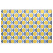 Blauw en geel Modern Geometric Stof (Fat Quarter)