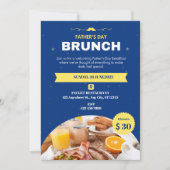 Blauw en Geel Moderne Vaderdag Kaart (Voorkant)