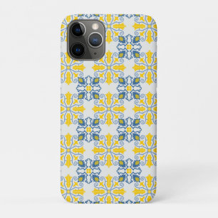 Blauw en geel mooi Portugees tegelpatroon Case-Mate iPhone Case