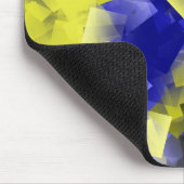 Blauw en geel muismat (Hoek)