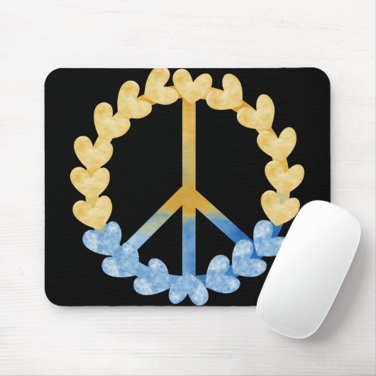 BLAUW- EN GEEL-OEKRANIAANSE VREDESKUNDIGEN MET HOO MUISMAT (Met muis)