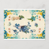  blauw en geel ontbindmiddel briefkaart (Achterkant)