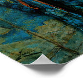 Blauw en geel poster (Hoek)