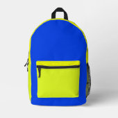 Blauw en Geel Rugzak (Voorkant)