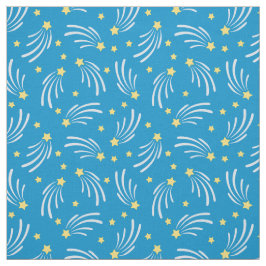 Blauw en Geel Schietende Sterstof door de Yard Stof