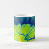 Blauw en Geel Tie Dye Koffiemok (Center)