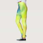 Blauw en geel Tie-dye Leggings (Links)