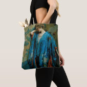 Blauw en geel tote bag (Dichtbij)