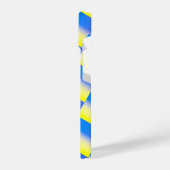 Blauw en geel verloop Oekraïne Geïnspireerd iPhone Hoesje (Linkerkant)
