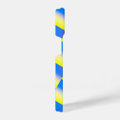 Blauw en geel verloop Oekraïne Geïnspireerd iPhone Hoesje (Rechterkant)