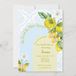 Blauw en Geel Ze vond haar Main Squeeze Kaart