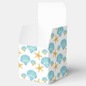 Blauw en geel Zee Bedankdoosjes (Geopend)