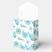 Blauw en geel Zee Bedankdoosjes (Geopend)