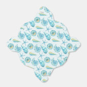 Blauw en Geel Zeeleven Nautilus Bedankdoosjes (Uitgevouwen)