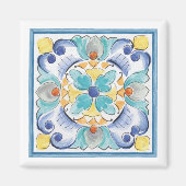 Blauw- en geelblok magneet (Voorkant)