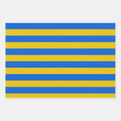 Blauw- en geelcadeaupapier, vlag Oekraïne Inpakpapier Vel (Voorkant)