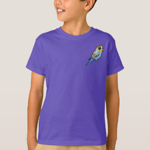 Blauw en gele boedgie t-shirt