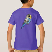 Blauw en gele boedgie t-shirt (Achterkant)