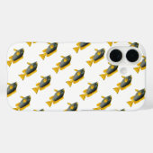  Blauw en Gele Groepervissen, Mariene Leven Case-Mate iPhone Case (Achterkant (horizontaal))
