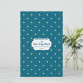 Blauw- en gele-puntswitpapier (Staand voorkant)