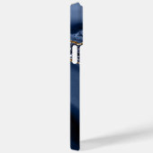 BLAUW- EN GOLD-AGATE-PATROON Case-Mate iPhone CASE (Achterkant / Rechts)