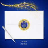 Blauw en Goud, 50e Klasse Reunion Stickers