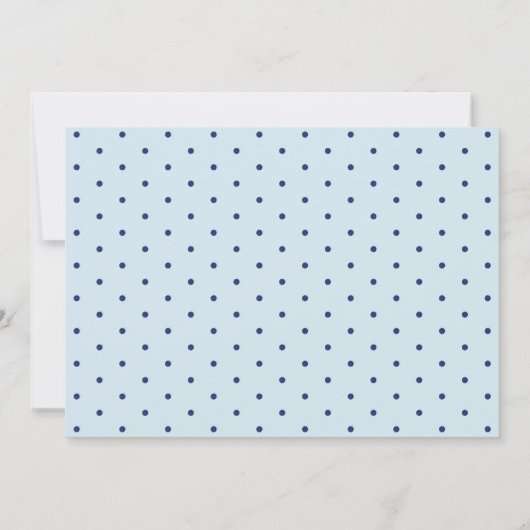 Blauw en goud | Cute Modern Boy 3rd Birthday Party Kaart (Achterkant)