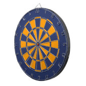 Blauw en goud dartbord (Voorkant Rechts)